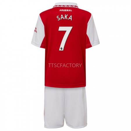 Arsenal Saka 7 Kinder Heim Trikotsatz 2022/23 Kurzarm (+ Kurze Hosen)